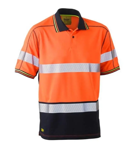 Picture of Bisley, Taped Hi Vis Polyester Mesh Polo